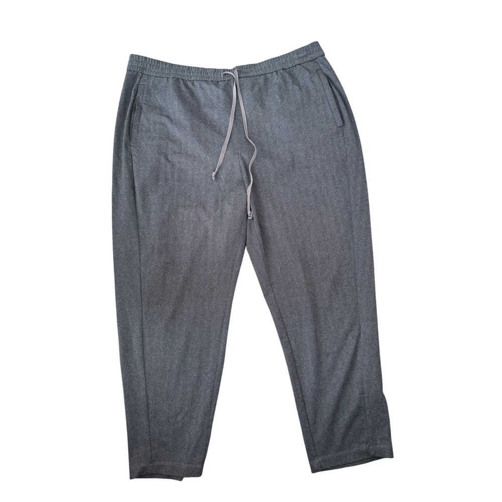 EILEEN FISHER Women‎ Charcoal Herringbone Knit Ankle Pants L G